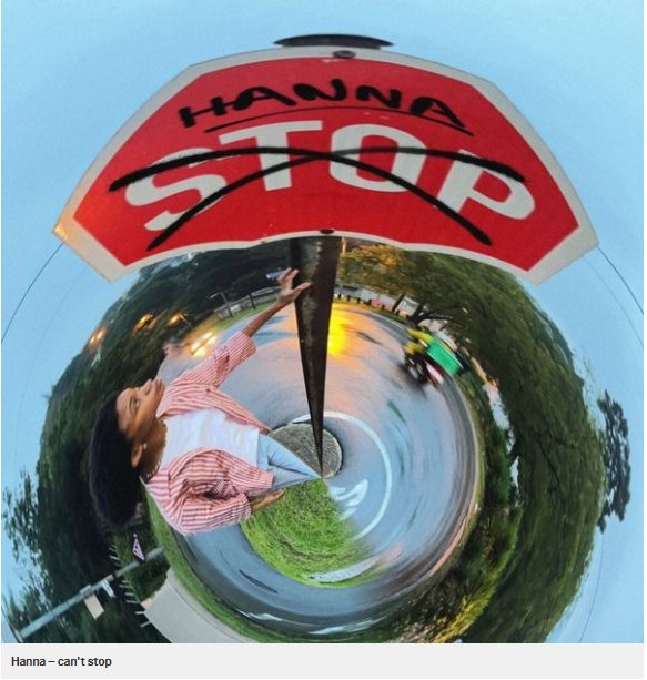 Hanna– can’t stop